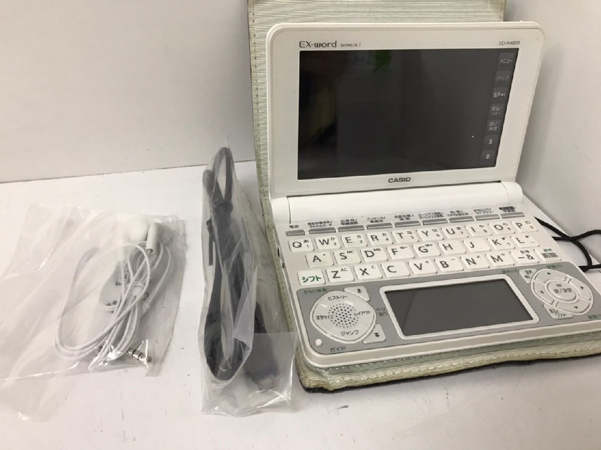 CASIO 電子辞書 XD-SX4800WE 電池なし 1954
