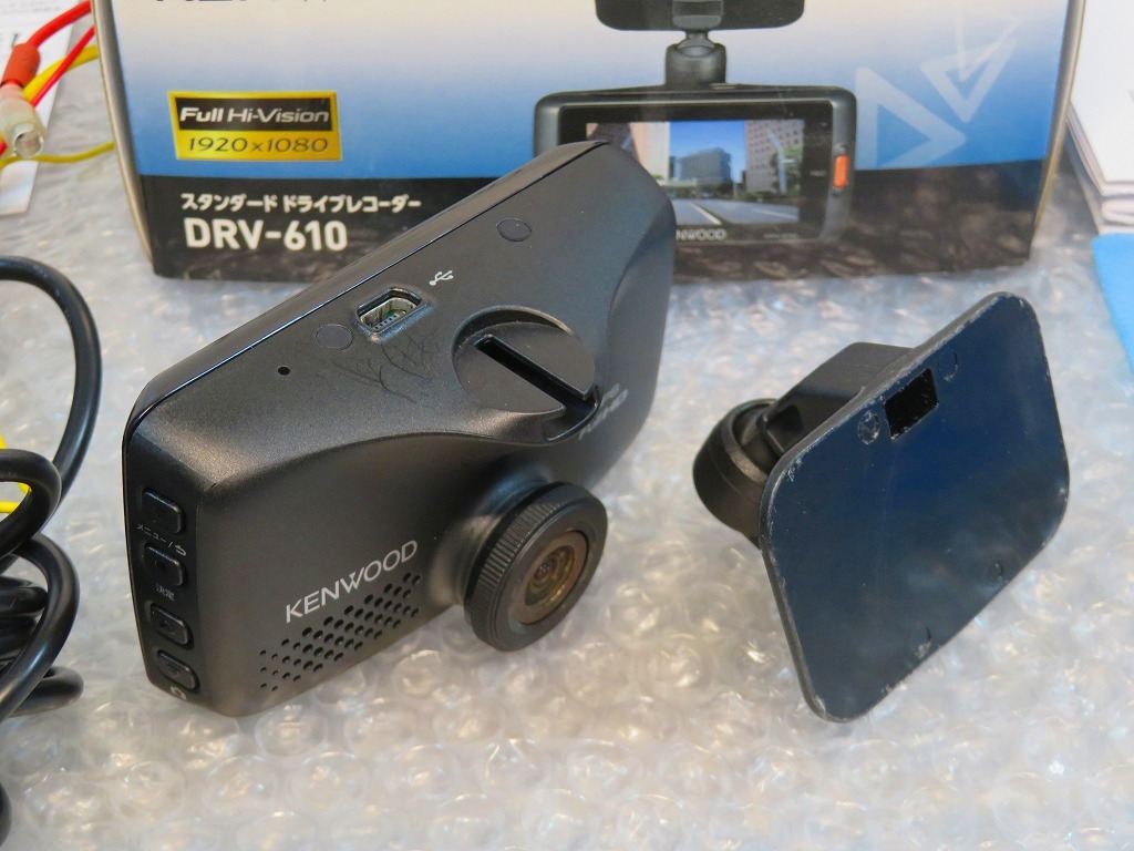 ケンウッド ドラレコ＆電源コードセット/JVCケンウッド DRV-610 ＆CA