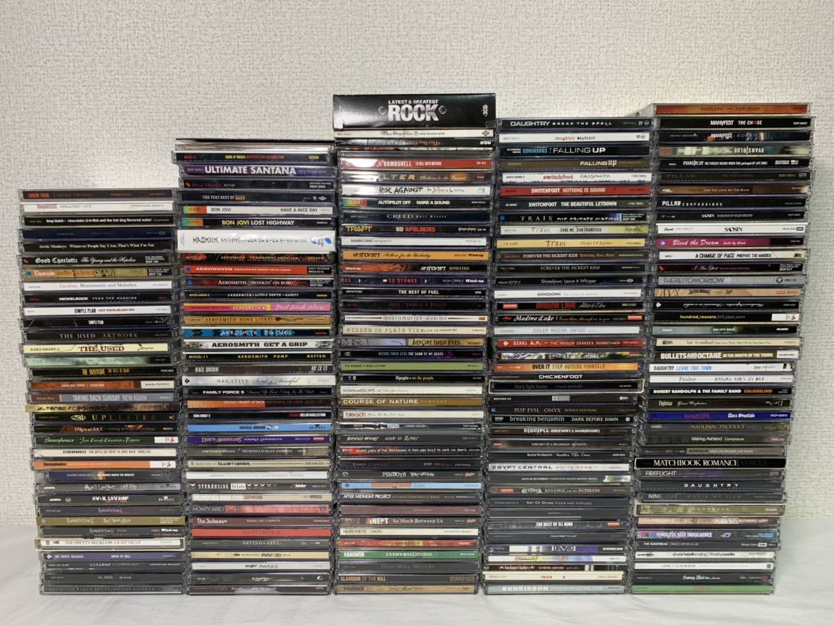 洋楽 CD 10枚まとめ S046) 洋楽 ロック CD アルバム 194枚 大量まとめ ハードロック パンク