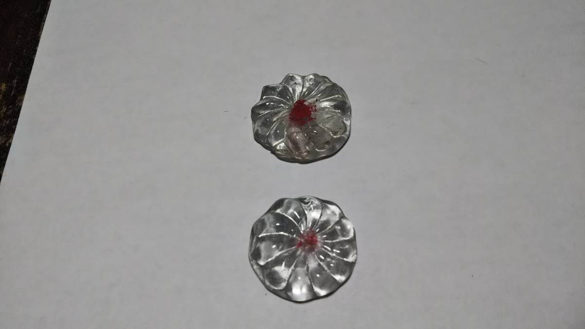 型押しおはじき、 超激得，最新作 古いガラス おはじき 15 点 明治～大正時代 型押しおはじき