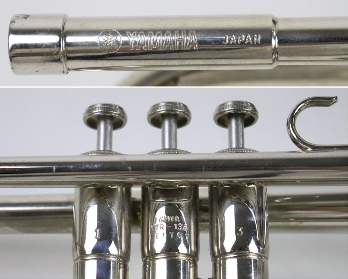 YAMAHA YTR-136 ヤマハ トランペット 管楽器 ハードケース マウス
