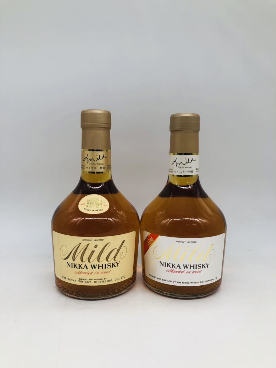 神奈川県/東京都【未開栓】NIKKA WHISKY MILD ニッカ マイルド ウイスキー 特級 700-760ml 43% 2本セット 国産 WH3224