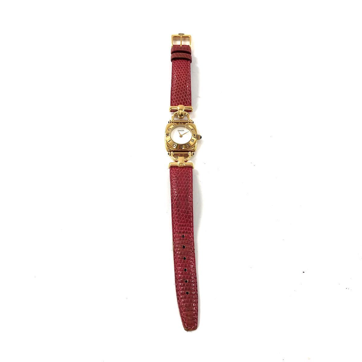 電池交換済☆GUCCI☆6300L】C-433 グッチ レディース腕時計 クォーツ