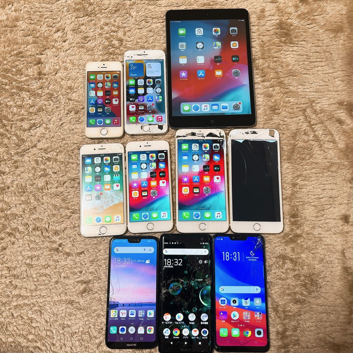ジャンク iPhone6 iPhone6Plus iPhone6s iPhoneSE iPad mini OPPO