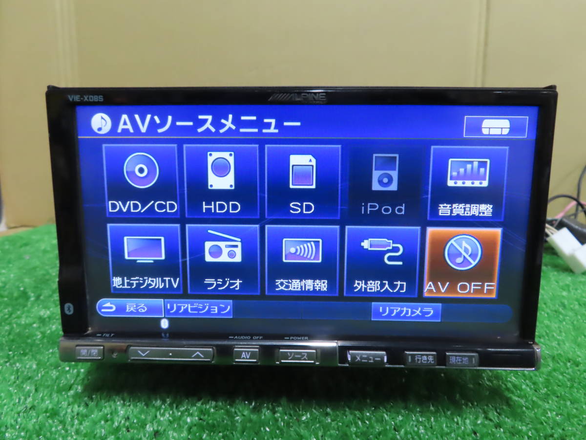 アルパイン フルセグ ナビ リヤモニター VIE-X08同等 PKG-M900A