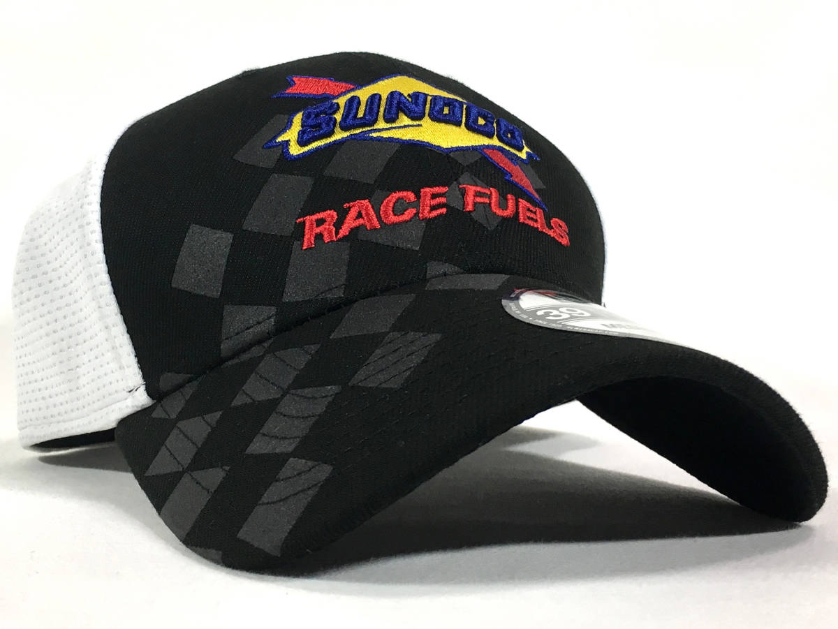 SUNOCO 純正 正規品 キャップ スノコ 帽子 M-L 公式 ロゴ マーク ニューエラ 39THIRTY オイル レーシング NHRA ナスカー インディカー 豊富な， 定番