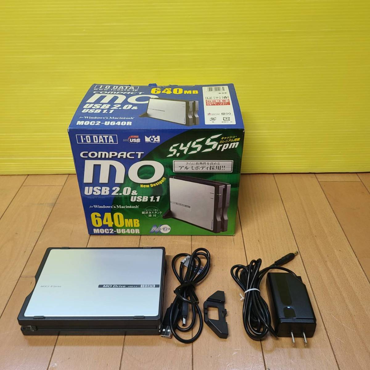 DATA I-O コンパクトMOドライブ USB2.0⁄1.1対応 USB アイ MOC2
