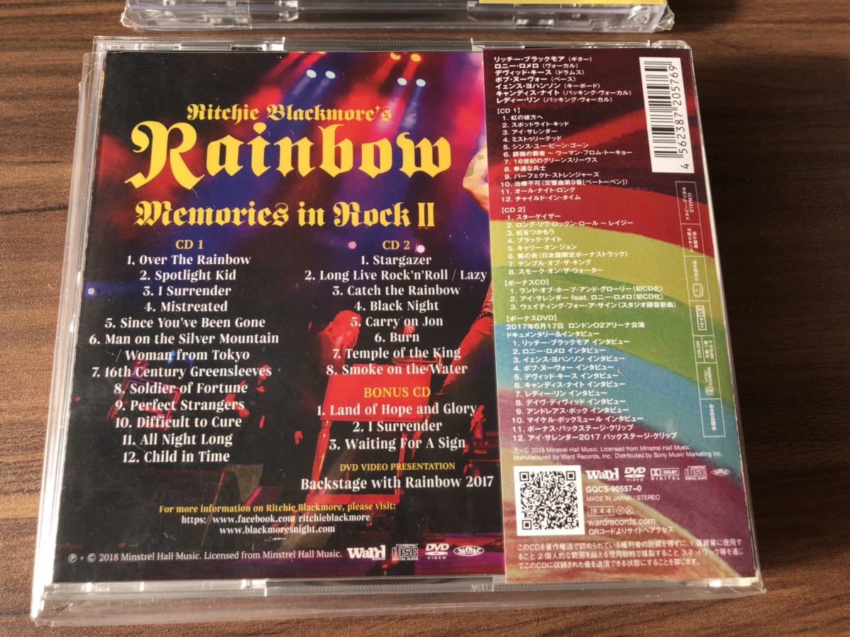 Ritchie リッチー・ブラックモアズ・レインボー ⁄ 『メモリーズ