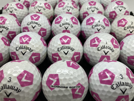 大人気，限定SALE Q167 激安 Callaway キャロウェイ CHROME SOFT＆X 2018年モデル TRUVIS シェブ ホワイト/ピンク 24個 ロストボール(40個～)｜売買されたオークション情報、yahooの商品情報をアーカイブ公開 - オークファ ボール