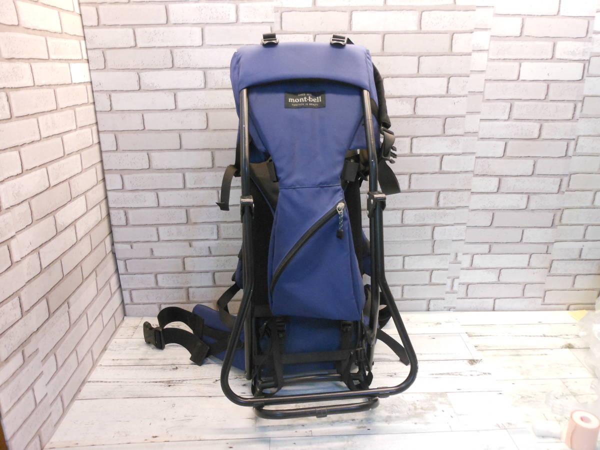最安値，新品 mont bell モンベル ベビーキャリア ネイビー 背負子 親子 登山 160サイズ(背負子)｜売買されたオークション情報、yahooの商品情報をアーカイブ公開 - オークファン 背負子