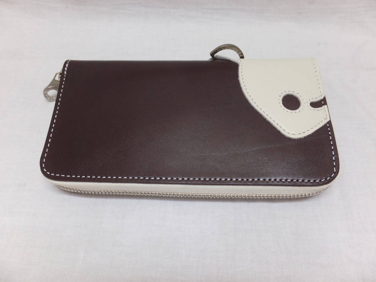 CUNE/キューン☆ラウンドファスナー長財布 ウサギ ウォレット こげ茶 