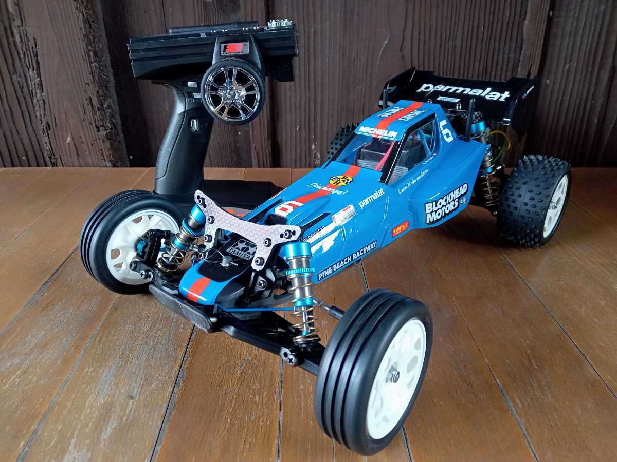 タミヤ DT-03(プロポ付き)レーシングファイターのボディ 田宮模型