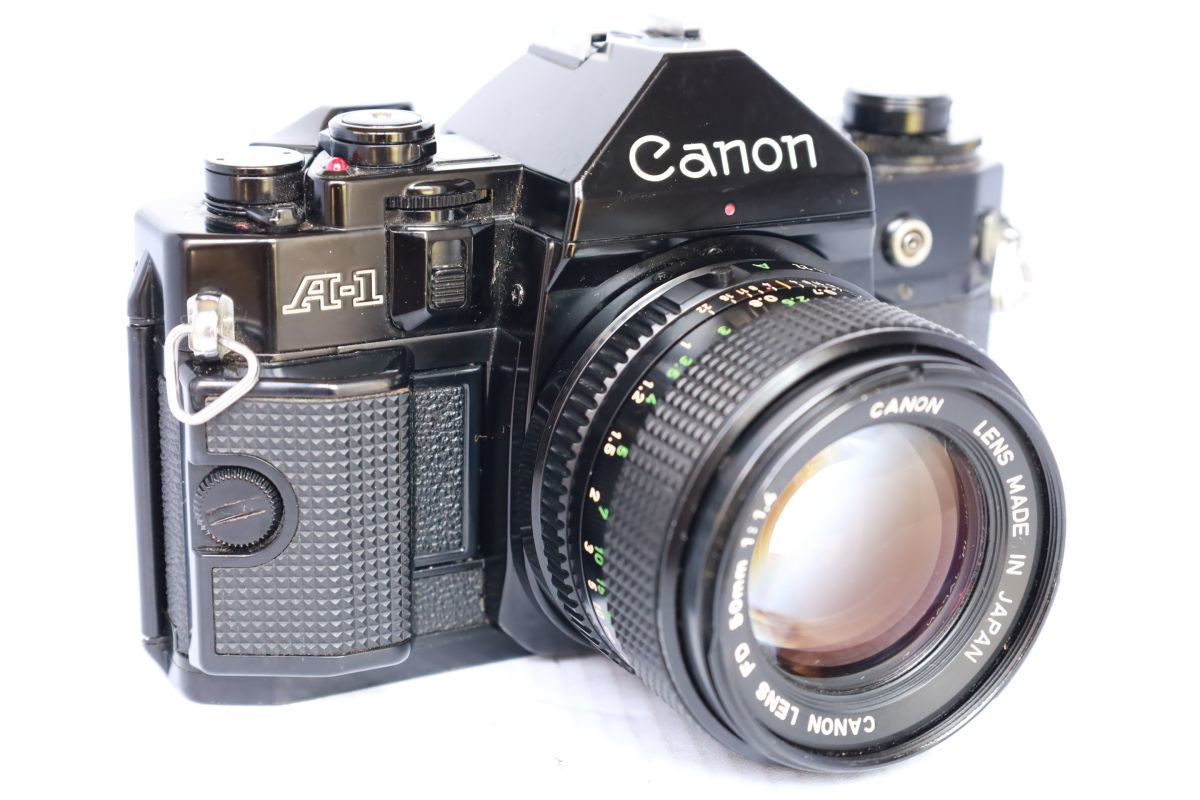 Canon キャノン A-1 NFD 50mm f/1.4 完動品 美品 ☆実用美品☆CANON キヤノン A-1 + NEW FD 50mm F1.4 #0867 Canon