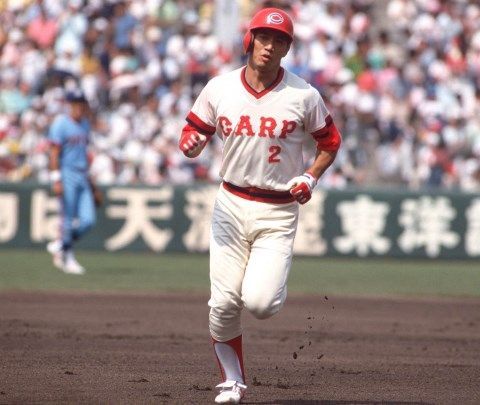高橋慶彦 L 1977～88年 黄金期 広島東洋カープ 復刻ユニフォーム ハイ