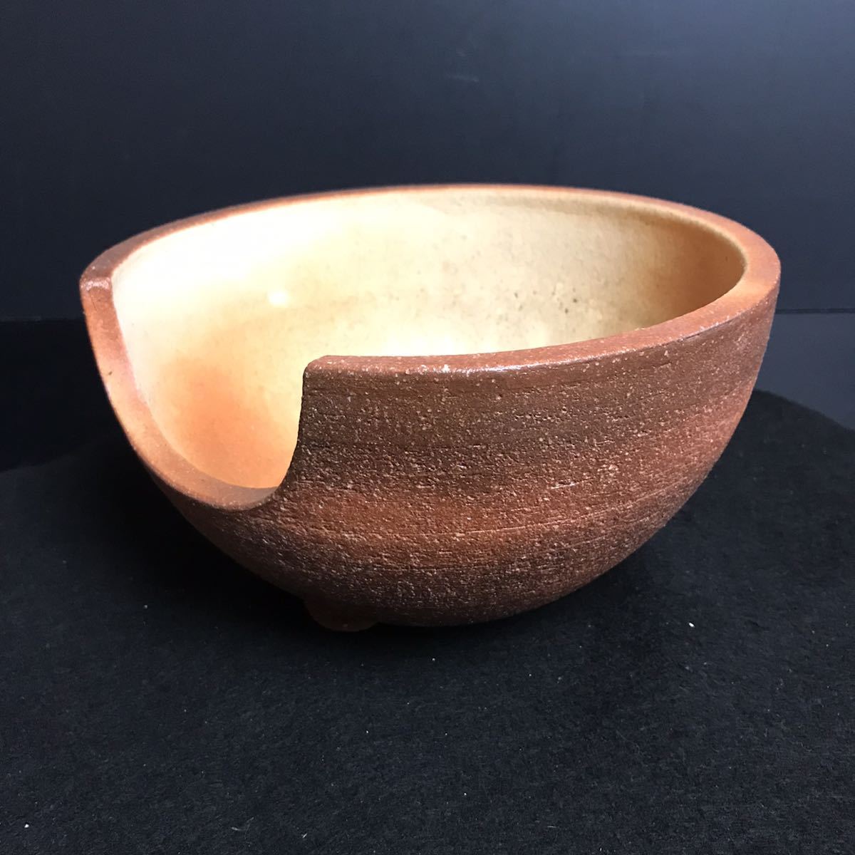 CR768] 信楽焼 風炉 紅鉢 茶道具 煎茶道具 茶室 炭道具 火鉢 手炙り 瓶 