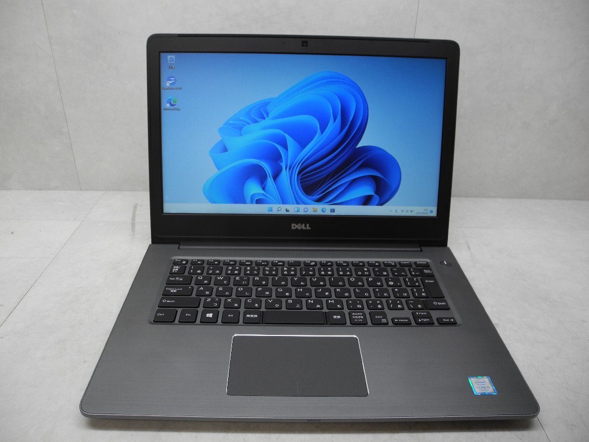 ☆第7世代☆DELL☆Vostro 5468☆Core i5 2.50GHz/4GB/500GB/無線/Bluetooth/カメラ/Office/Windows 11 Pro☆1円スタート☆