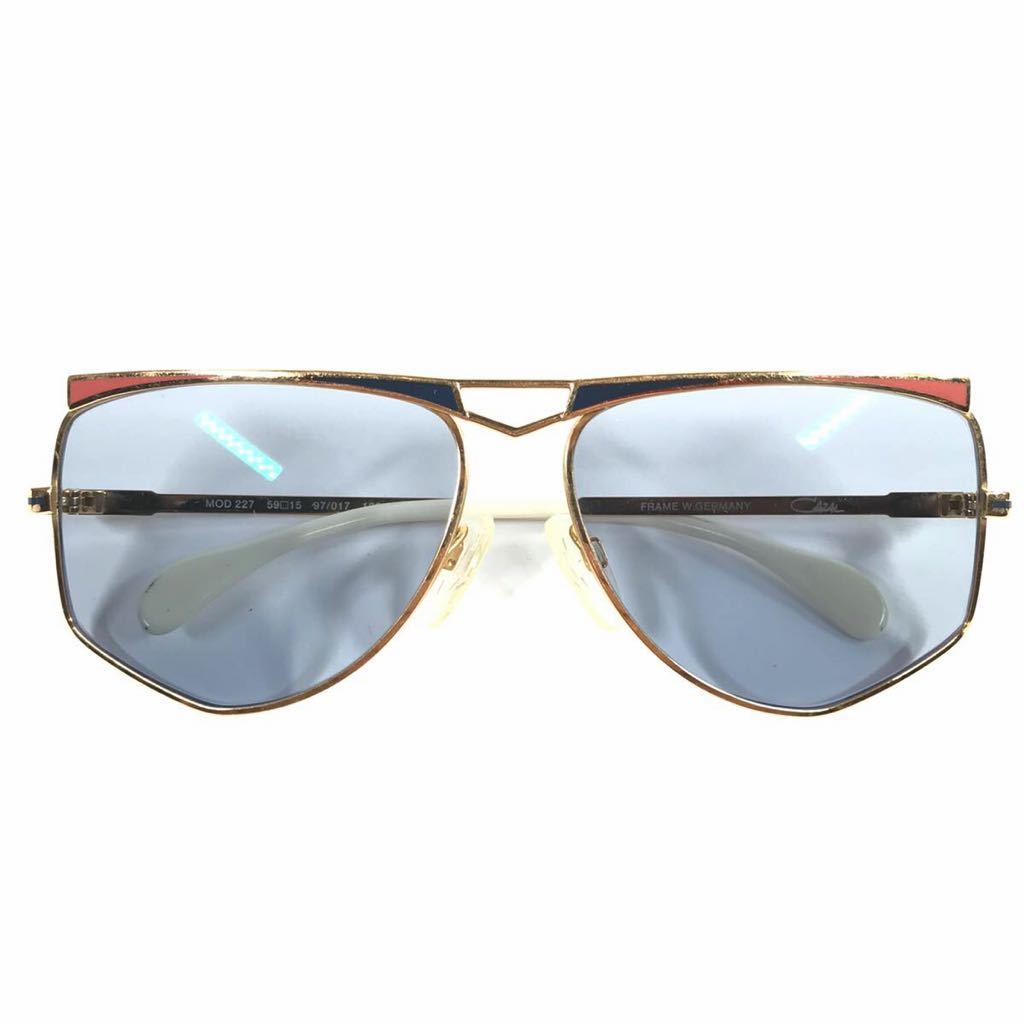 HOT，100%新品 カザール 本物 CAZAL サングラス ロゴテンプル ゴールド色系&times;ブルーグレー色系 メンズ レディース 西ドイツ製 送料520円(金属フレーム)｜売買されたオークション情報、yahooの商品情報をア 金属フレーム