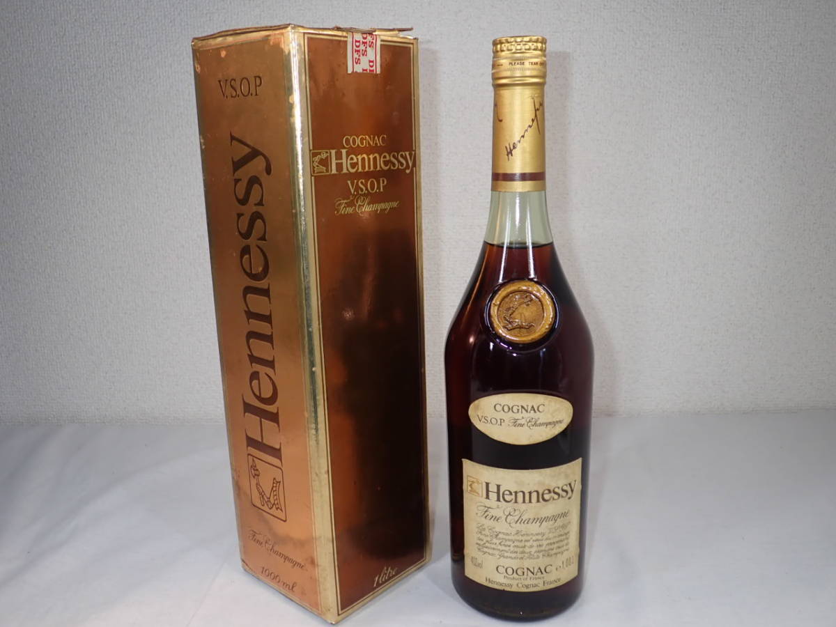 ヘネシー VSOP ファインシャンパーニュ 1L 旧ボトル 古酒 未開栓