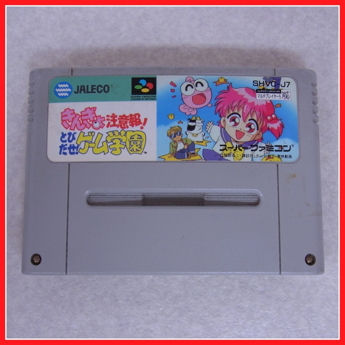 ◇動作保証品 SFC スーファミ きんぎょ注意報！ とびだせ！ゲーム学園 