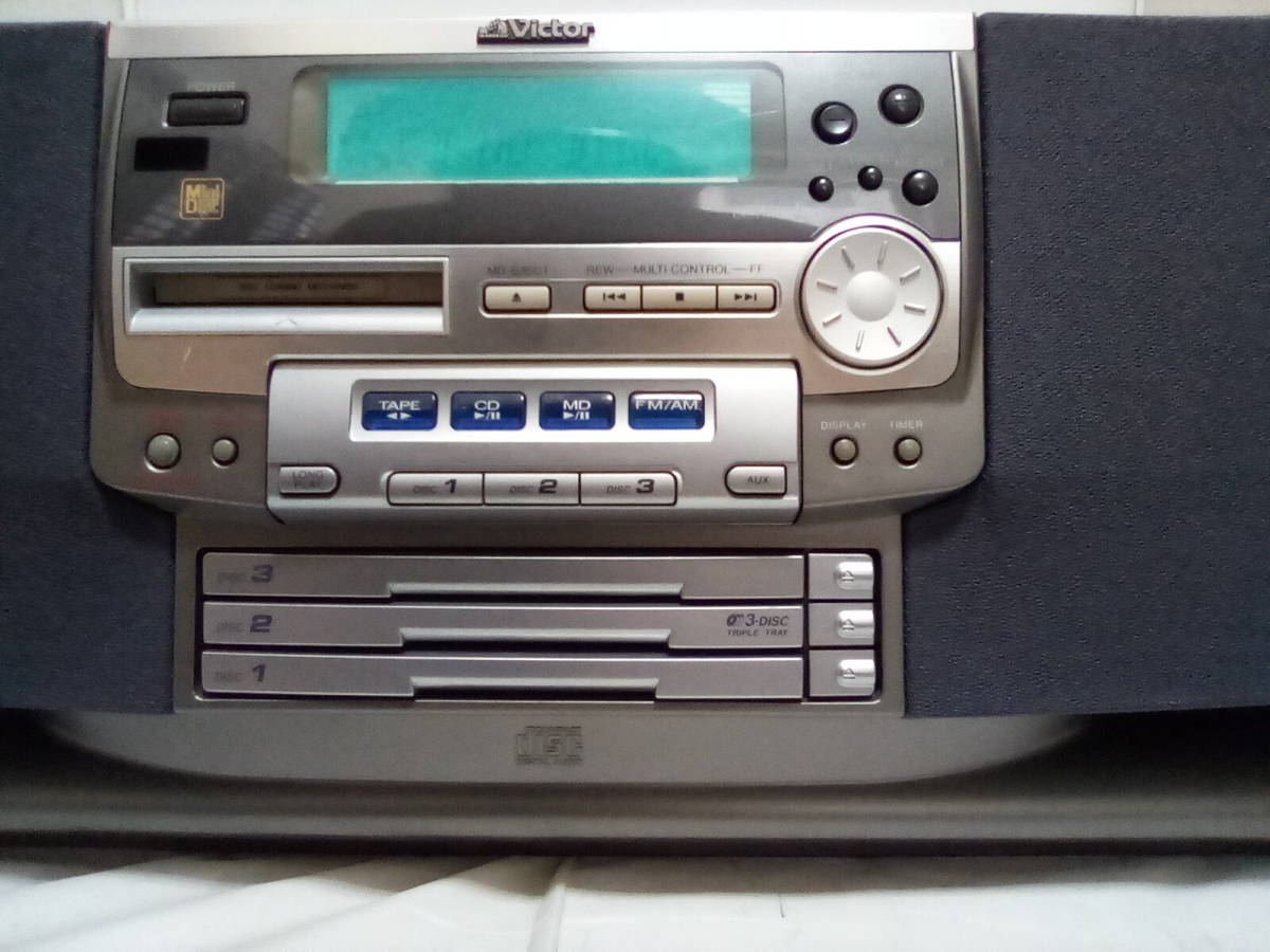 Victor RC-MD7 - Yahoo!オークション ビクター CD⁄MD⁄ラジカセ CD⁄MD