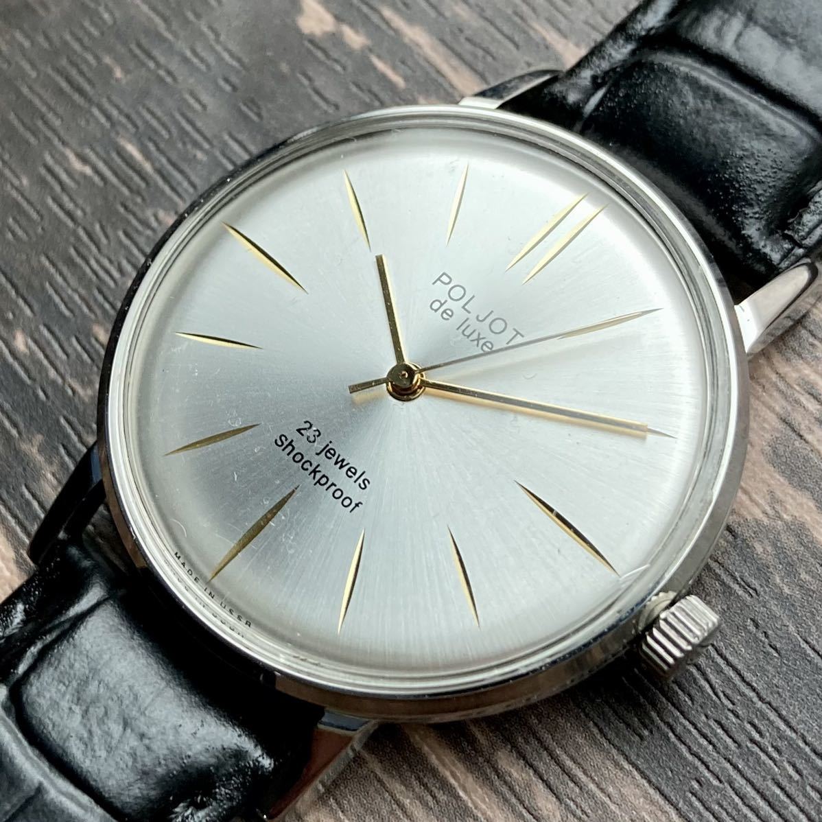 美品・動作良好】ポレオット アンティーク 腕時計 1970年代 手巻き
