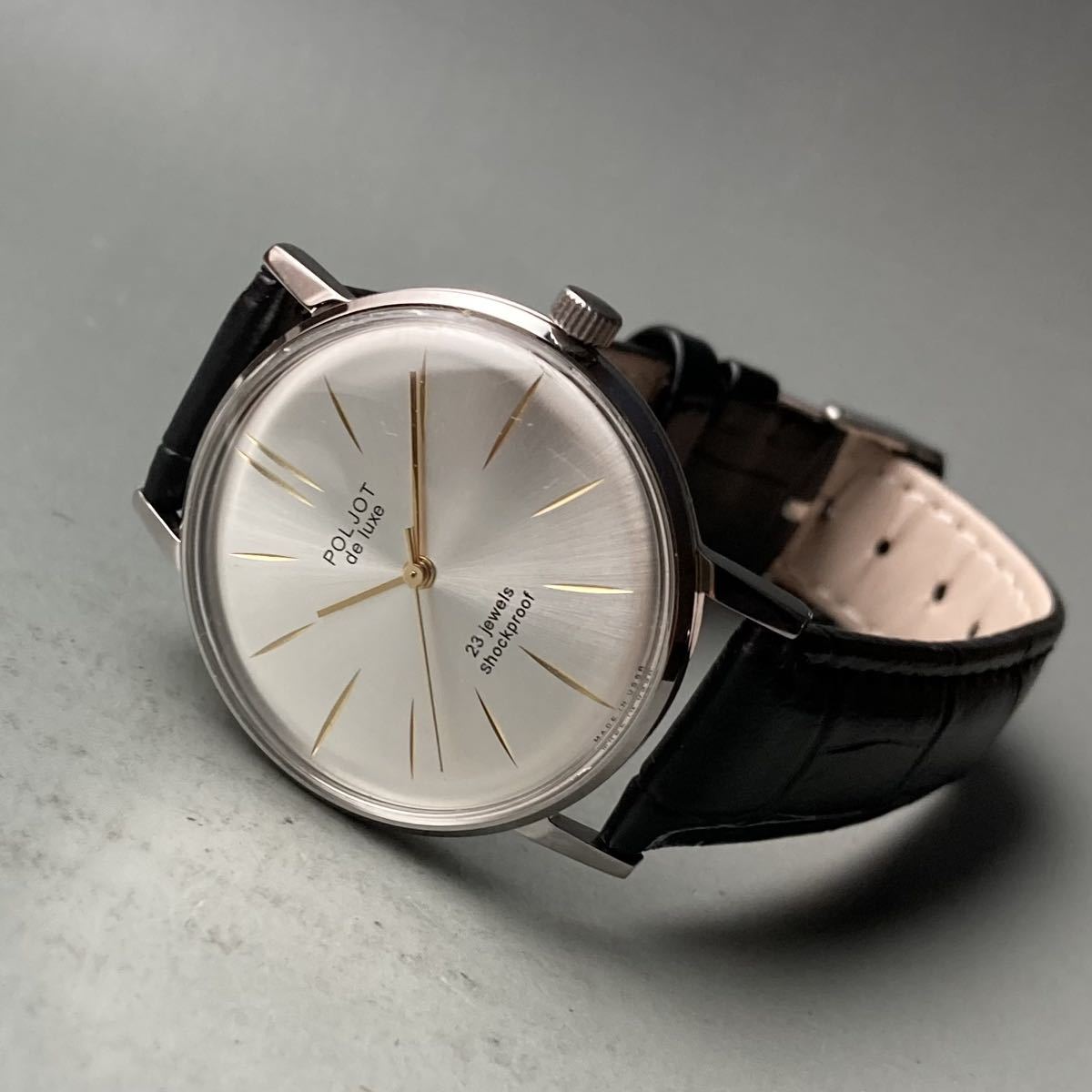 美品・動作良好】ポレオット アンティーク 腕時計 1970年代 手巻き