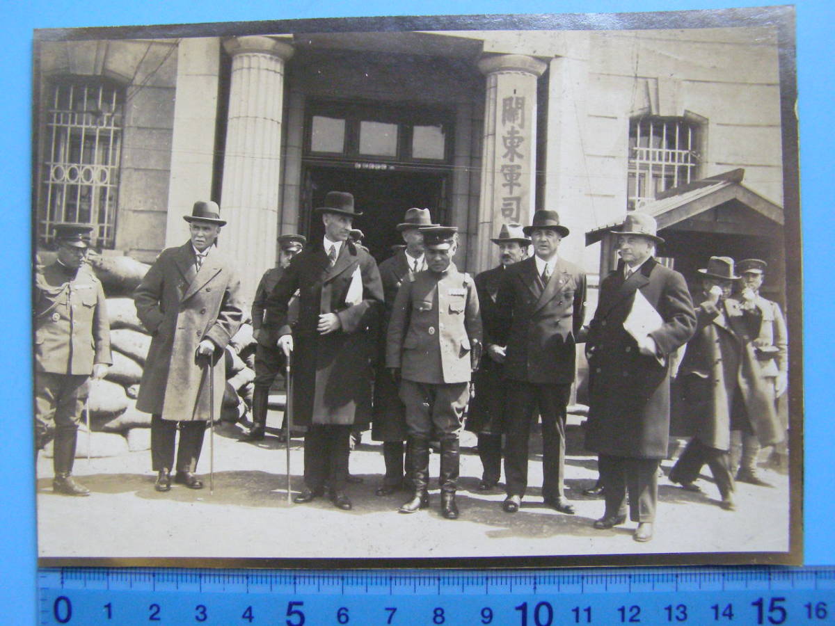 A39 写真 古写真 戦前 人物 軍人 陸軍軍人 関東軍司令部前 中国 満州 大日本帝国陸軍 日本陸軍(印刷物)|売買されたオークション情報 ...