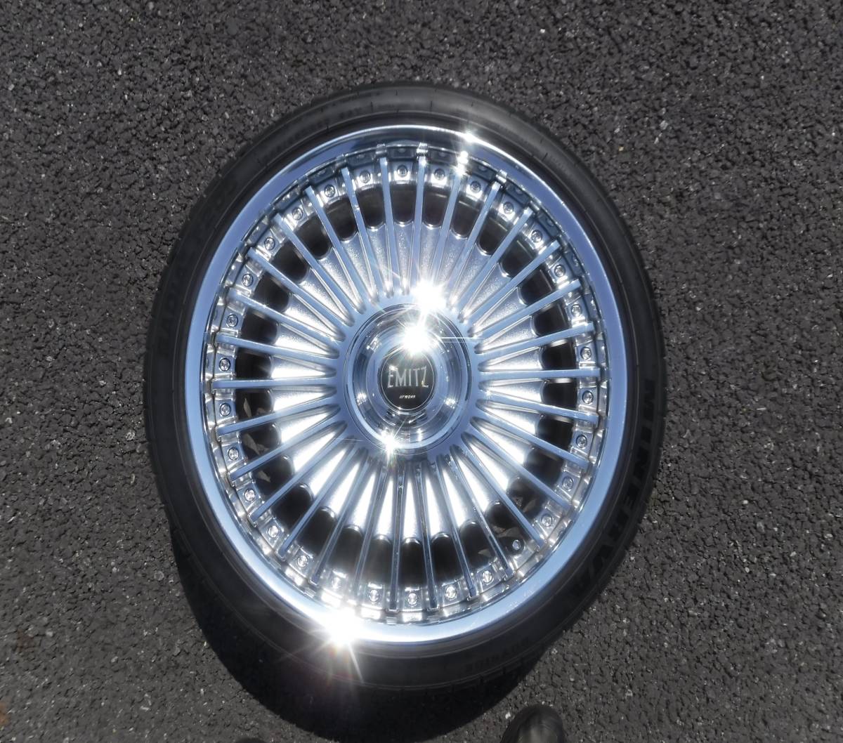 D1043)AWタイヤ☆30アルファード・ヴェルファイア□WORK EMITZ 
