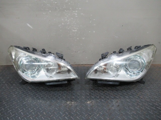 日産フーガY51 KY51前期 HID ヘッドライト左右キセノンAFS有 フーガ Y51 前期 ヘッドライト 左右セット 日産 0 黄ばみ⁄内ヒビ有 HID y51
