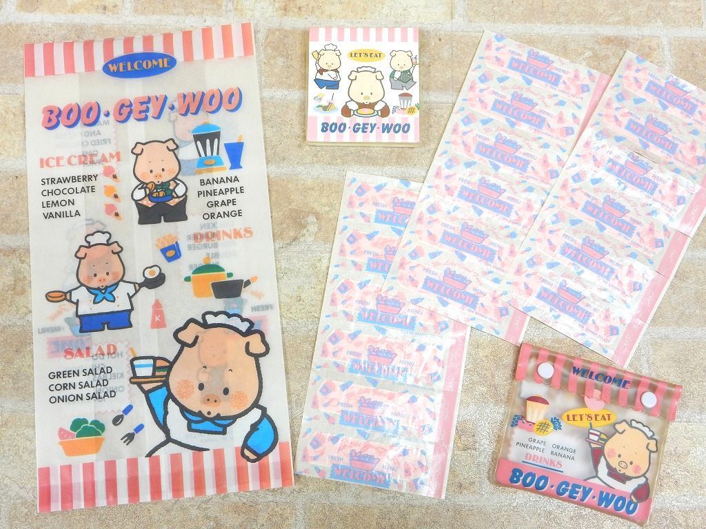 Sanrio/サンリオ ブーギーウー 1984年/当時物/昭和レトロ 絆創膏/付箋 