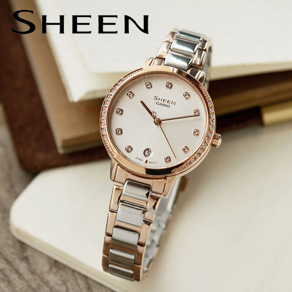 稼働】カシオ CASIO SHEEN シーン SHE-4516SBY レディース腕時計 CASIO