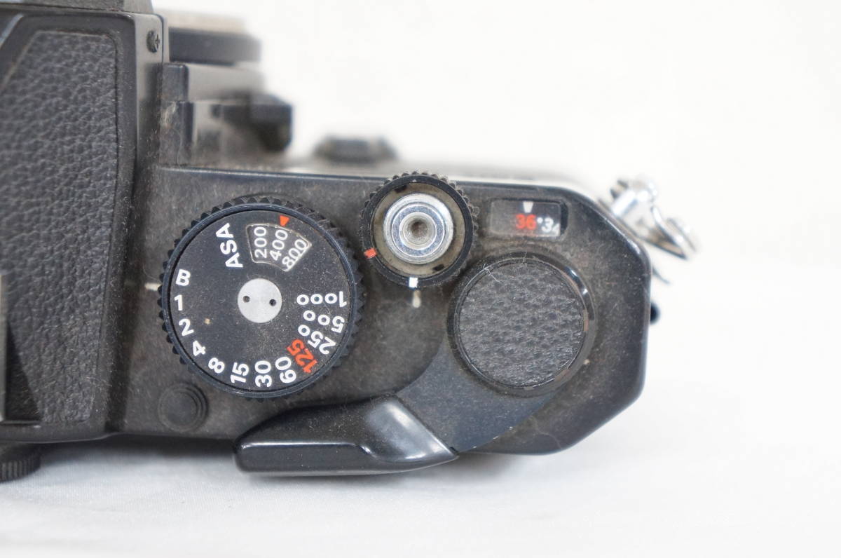 ⑤ Nikon ニコン FM ブラック ボディ フィルムカメラ 8807060601 Nikon FM ニコン F3.5 レンズセット ★MFフィルムカメラ★