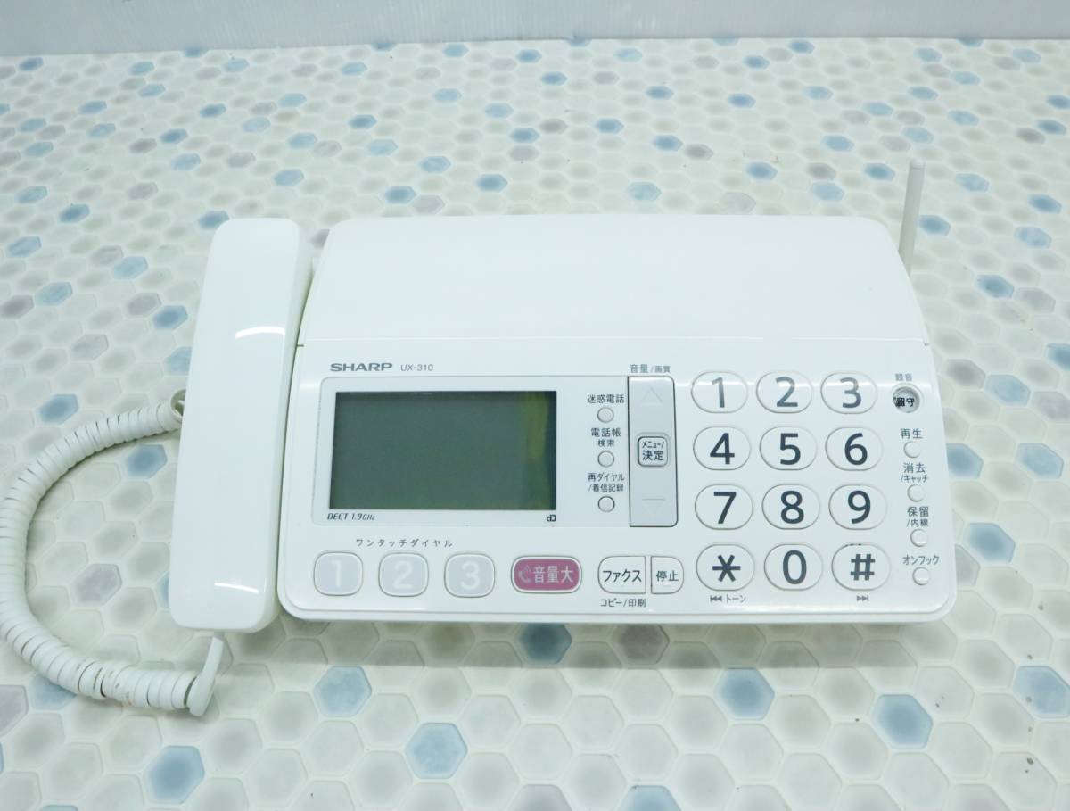 デジタルコードレスファクシミリ SHARP SHARP⁄シャープ UX ◇中古 