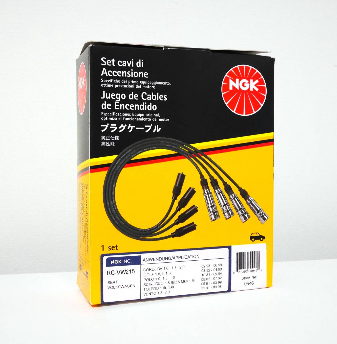 最新作，低価 プラグコードセット VW ゴルフ2/3 1.8L/2.0L SOHC8バルブ GX RD RV 2E ADY AGGなど 欧州NGK製 純正同等品質(フォルクスワーゲン用)｜売買されたオークション情報、yahooの商品情報をアーカイブ公開 - オー フォルクスワーゲン用