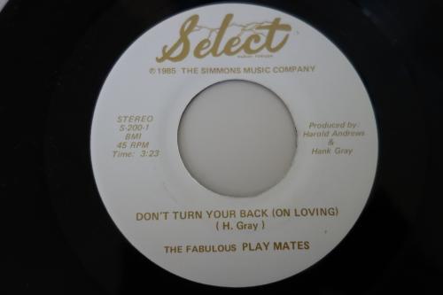 高品質，送料無料 魅惑のグループソウル THE FABULOUS PLAY MATES / DON'T TURN YOUR BACK ON LOVING SELECT(R&B、ソウル)｜売買されたオークション情報、yahooの商品情報をアーカイブ公開 - オークファン Ru0026B、ソウル