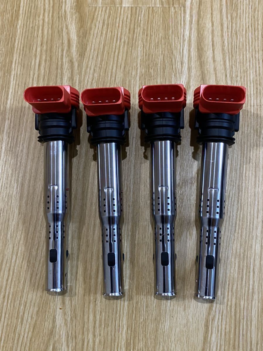 【新品】SR20DET S15 R8コイル 流用キット イグニッションコイル ハーネス パワトラ無用 高性能 アウディコイル 検索用 シルビア 180sx S13