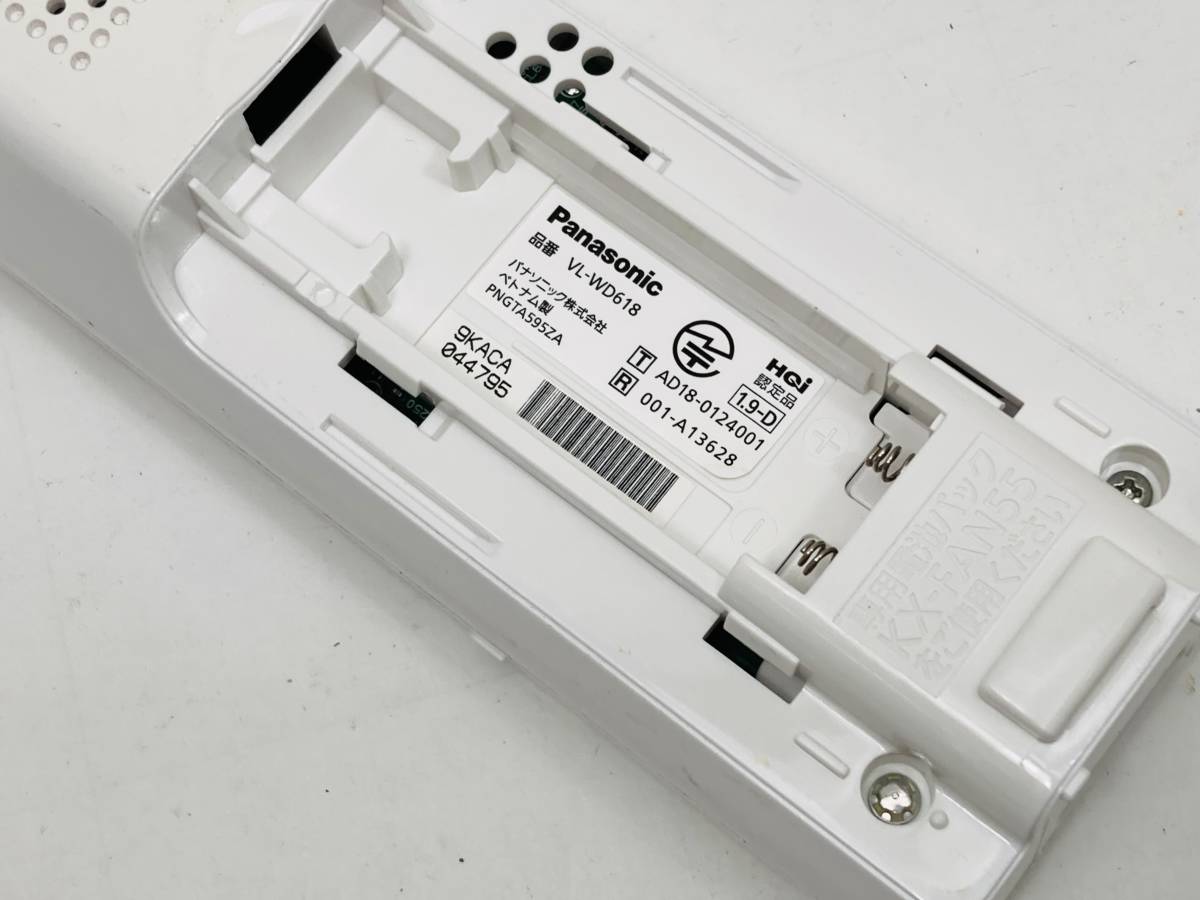 未確認ジャンク□Panasonic VL-WD618 パナソニック ドアホン 子機
