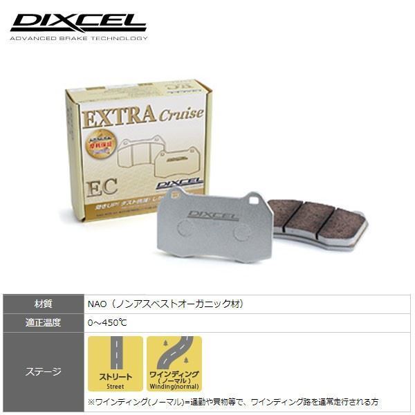 フロント ブレーキパッド EC エクストラクルーズ ATENZA SEDAN