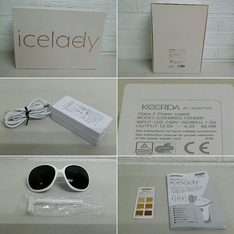notime ノータイム icelady アイスレディ 光美容器 SKB-1808 家庭用 光