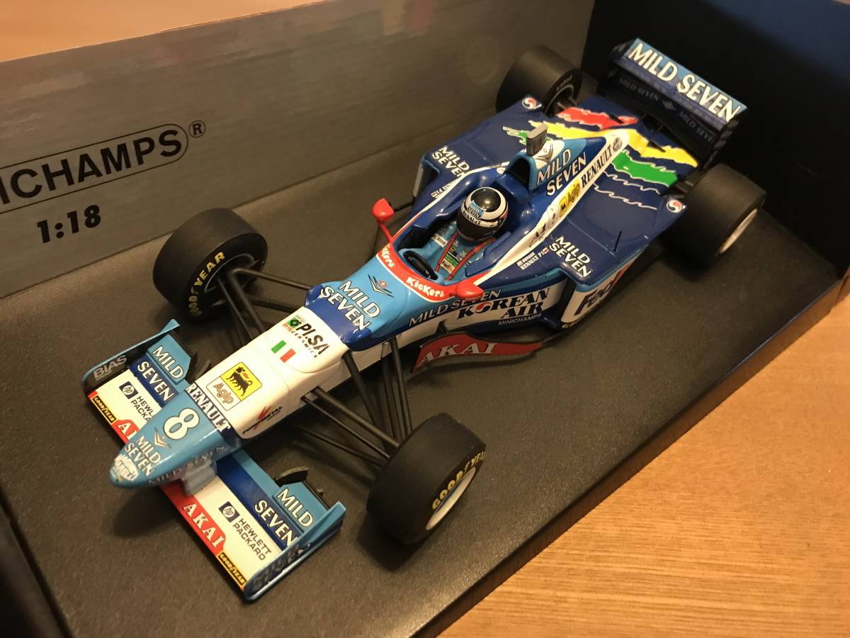 特価 MINICHAMPS (1/18) ベネトン B197 1/18 MINICHAMPS MILD SEVEN ベネトン ルノー B197 #8 G.ベルガー