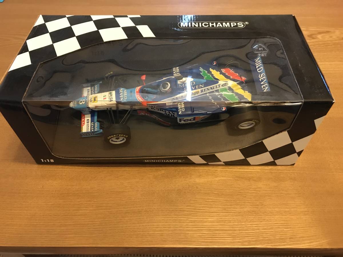 1/18 MINICHAMPS MILD SEVEN ベネトン ルノー B197 #8 G.ベルガー
