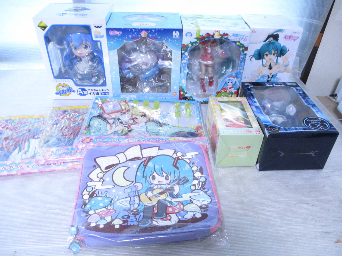  送140 1円 初音ミク SPM クリスマス 白うさぎver. 10th 描き下ろし フィギュア G賞 ビニールポーチ&チャーム A賞 イカ娘 まとめセット(初音ミク)｜売買されたオークション情報、yahooの商品情報 初音ミク