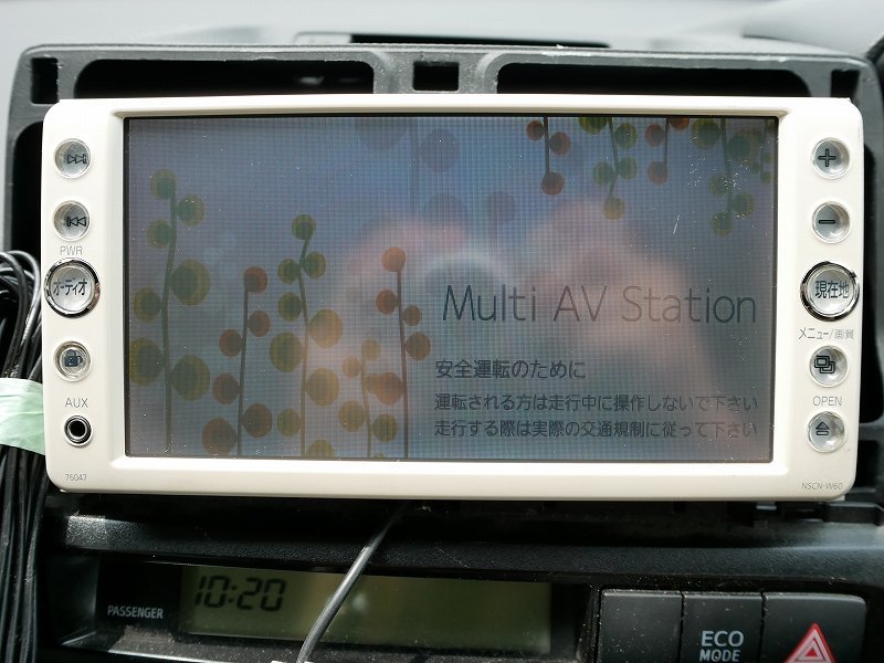  A1052 動作確認ＯＫ トヨタ TOYOTA 純正 ディーラーナビ NSCN-W60 メモリーナビ ワンセグ ラジオ CD 2010年(トヨタ、ダイハツ)｜売買されたオークション情報、yahooの商品情報をアーカイブ公開 - オー トヨタ、ダイハツ