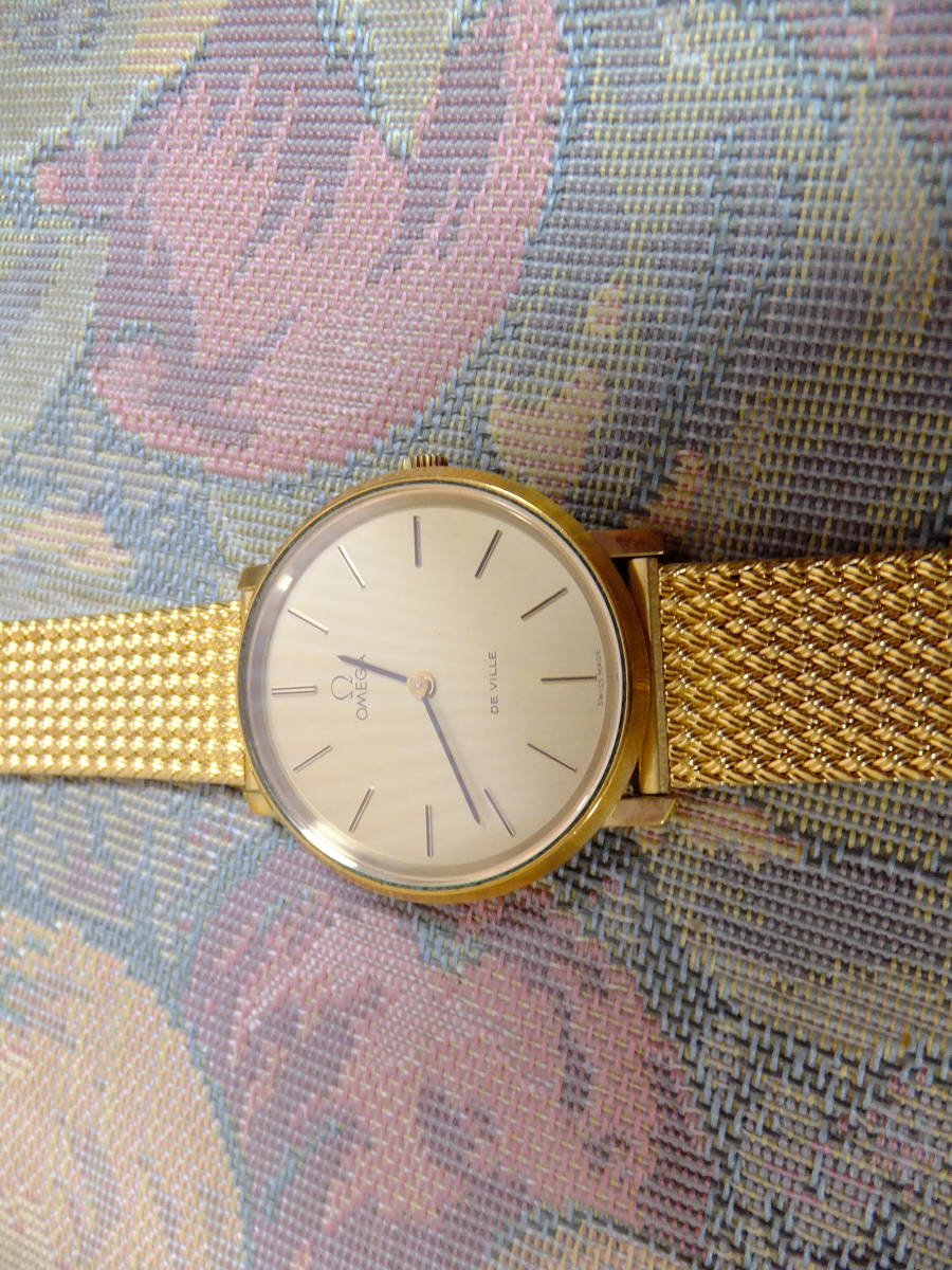 De Ville Omega Gold Watch Prestige Yellow | - OMEGA gold yellow on