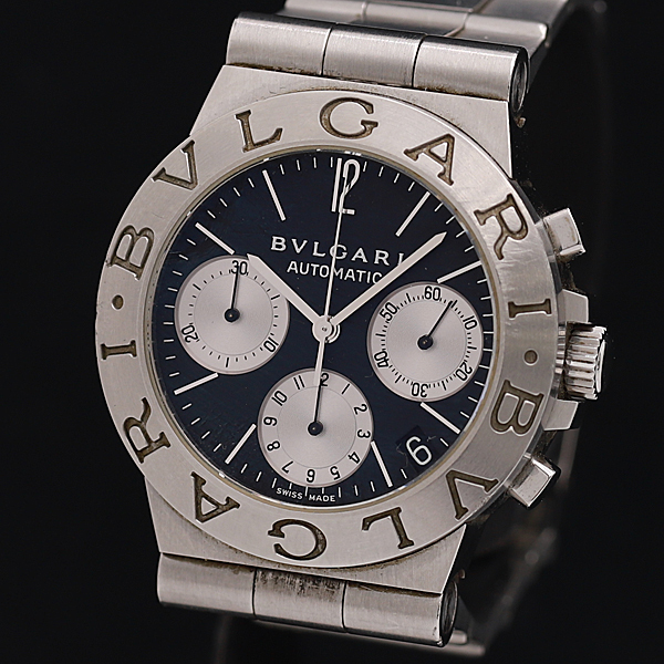 ジャンク ブルガリ BVLGARI CH35S ディアゴノ スポーツ クロノグラフ 
