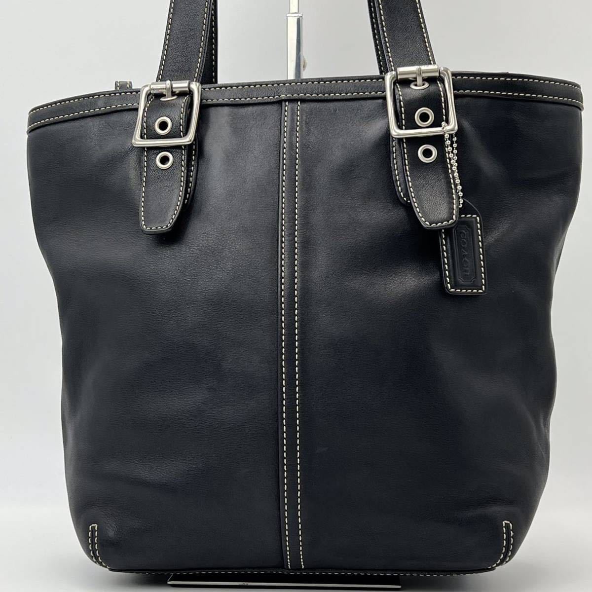 1円 【極美品】希少品 COACH コーチ トートバッグ ビジネスバッグ 大 