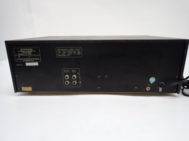 パイオニア PIONEER CT-570 中古品 カセットデッキ PIONEER