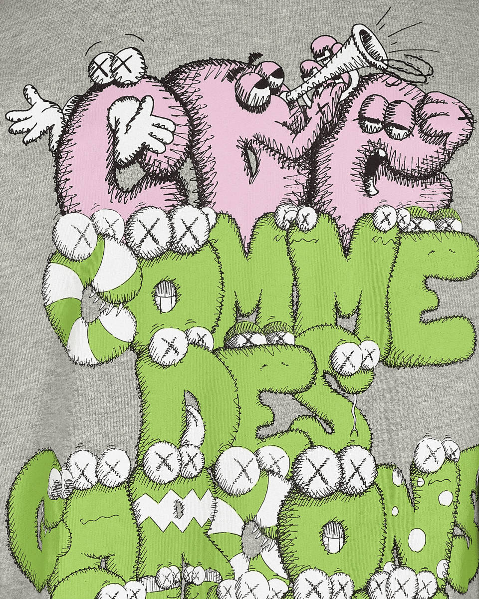 新品 COMME des GARCONS Shirt x KAWS スウェット ブルゾン L 