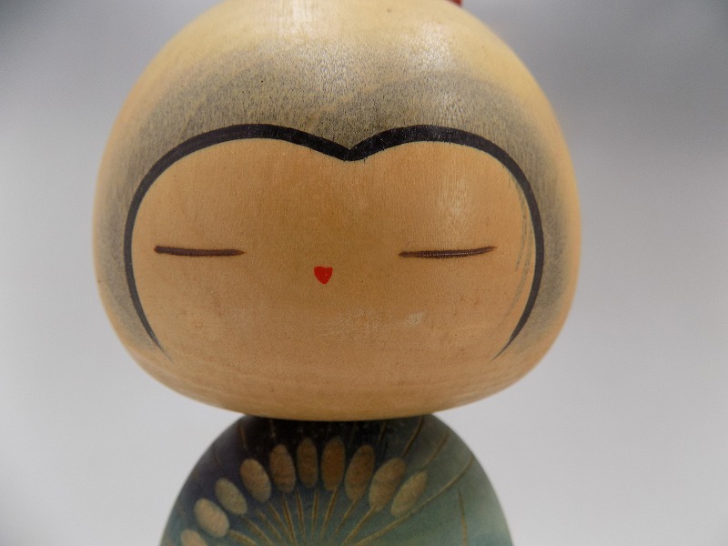 ☆創作こけし 川瀬裕志作 春雨 高さ20センチ 作家物 民芸品 (こけし