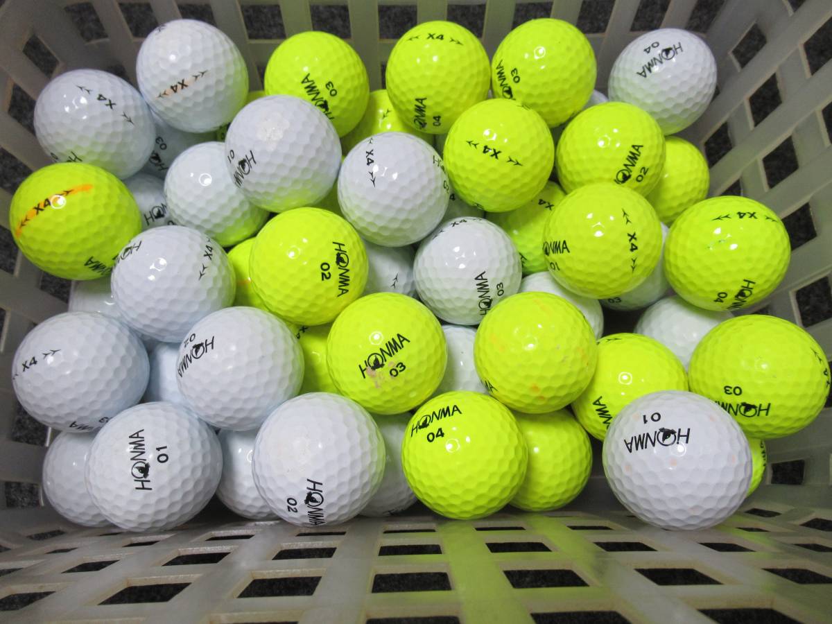 HOT，限定セール 特A AB級 A級多 HONMA ＜＜X4＞＞ カラー&ホワイト 50個(50個～)｜売買されたオークション情報、yahooの商品情報をアーカイブ公開 - オークファン ボール